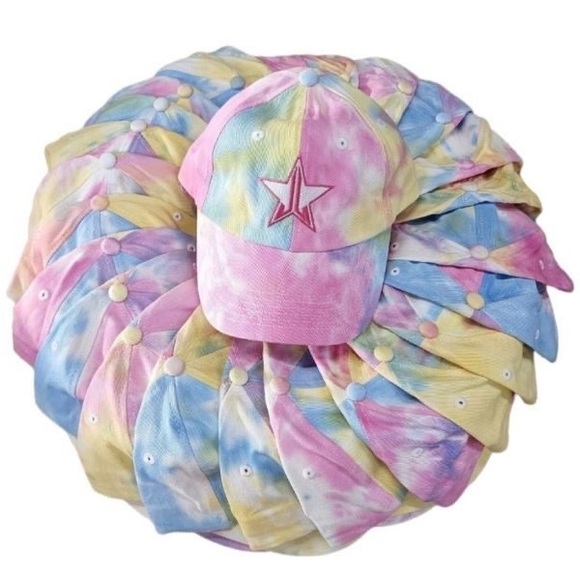 Jeffree Star Tie Dye Embroidered Adjustable Hat Limited Edition - Picture 5 of 5